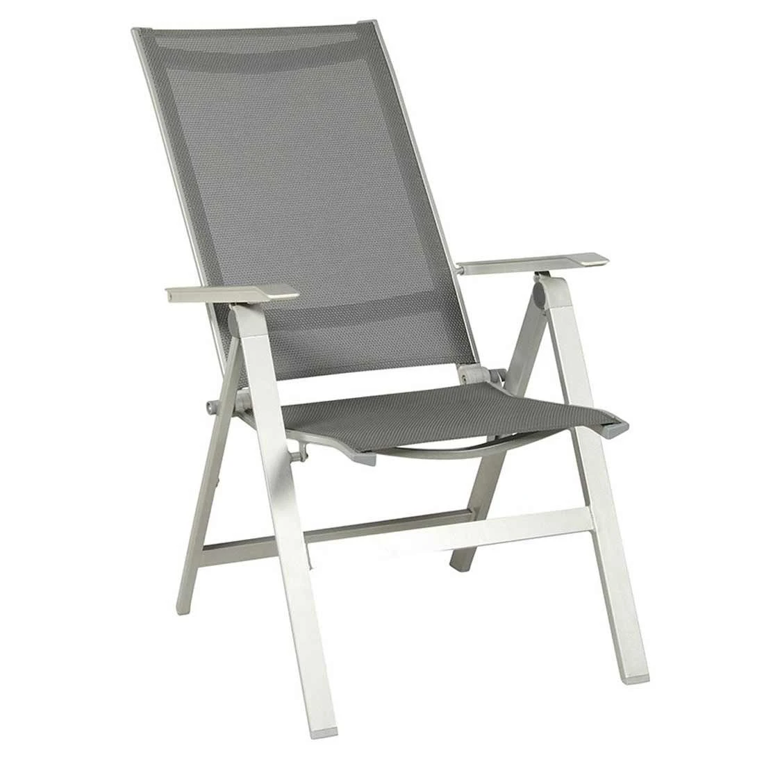 Acamp Urban Klappsessel Aluminium/Textilene Platin/Graphit