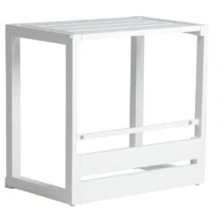 Stern Novus Funktionstisch 63x67x43cm Aluminium Weiß