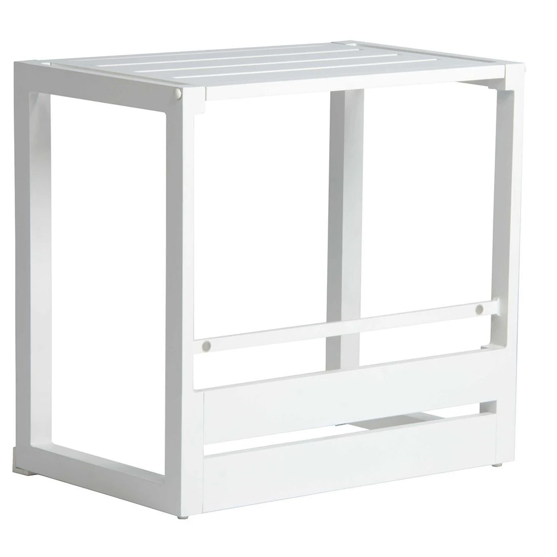 Stern Novus Funktionstisch 63x67x43cm Aluminium Weiß