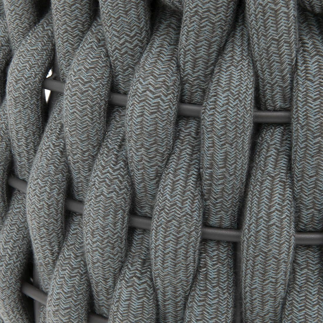 OUTLIV. Leon Beistelltisch Ø57x46cm Rope/Spraystone Grau/Anthrazit – Bild 4