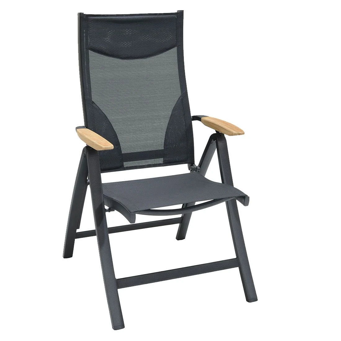 LifestyleGarden Pelen Klappsessel Aluminium/Textilene Batman Black