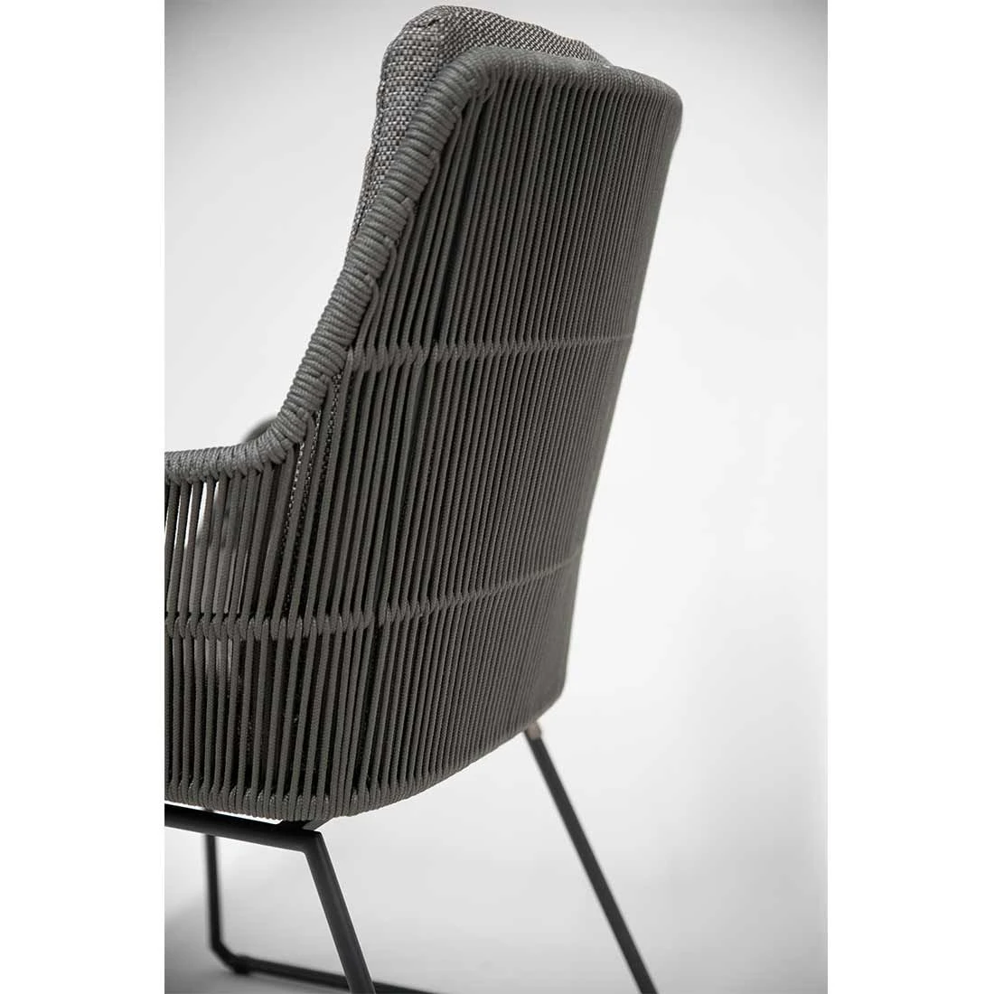 4Seasons Valencia Gartensessel Aluminium/Rope Anthrazit – Bild 2