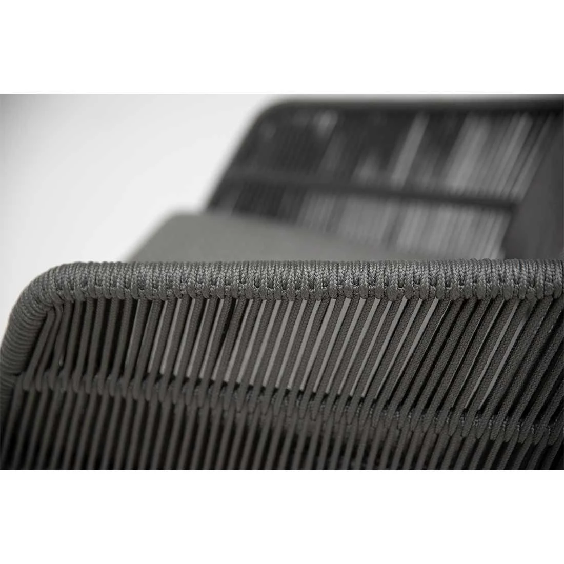 4Seasons Valencia Gartensessel Aluminium/Rope Anthrazit – Bild 4