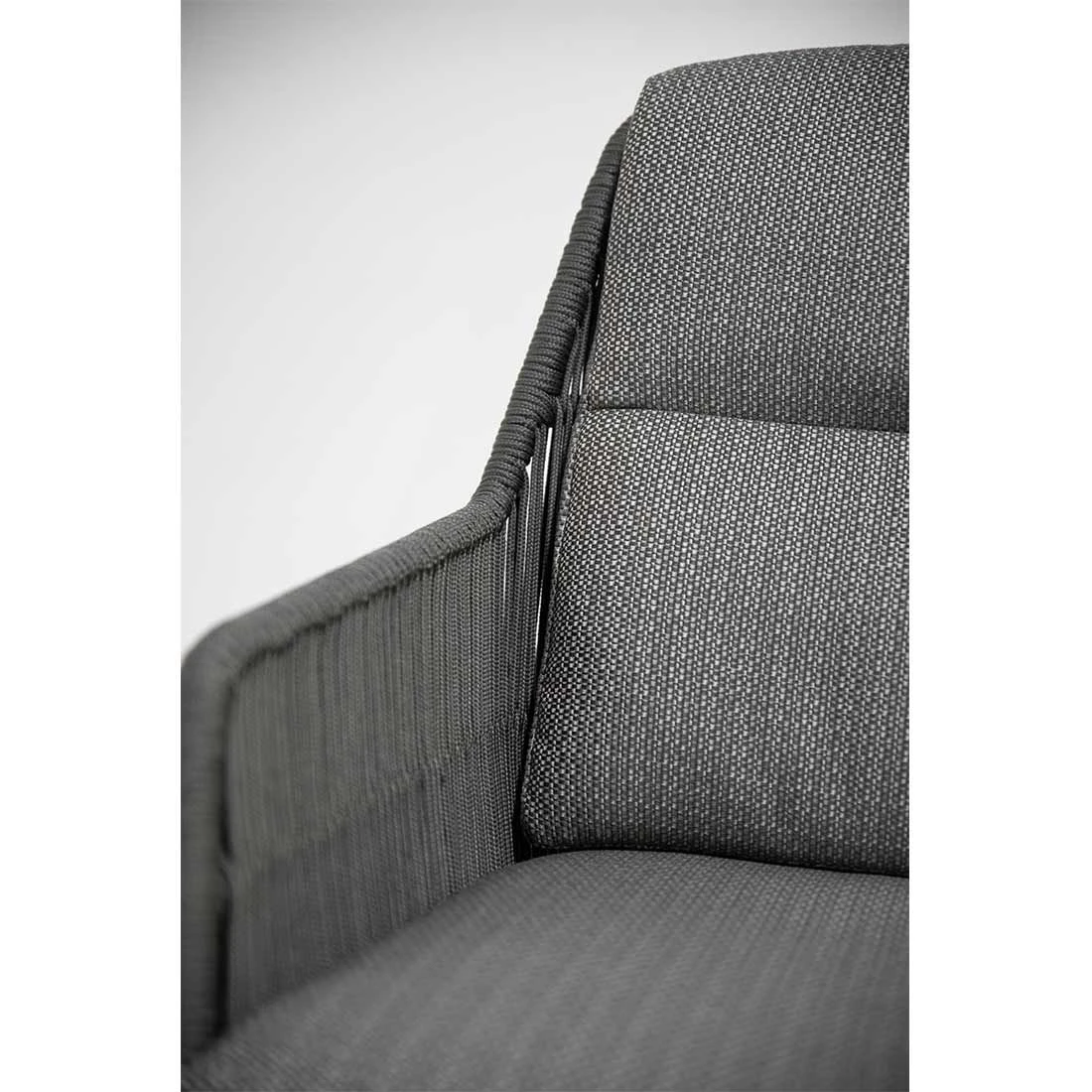 4Seasons Valencia Gartensessel Aluminium/Rope Anthrazit – Bild 5