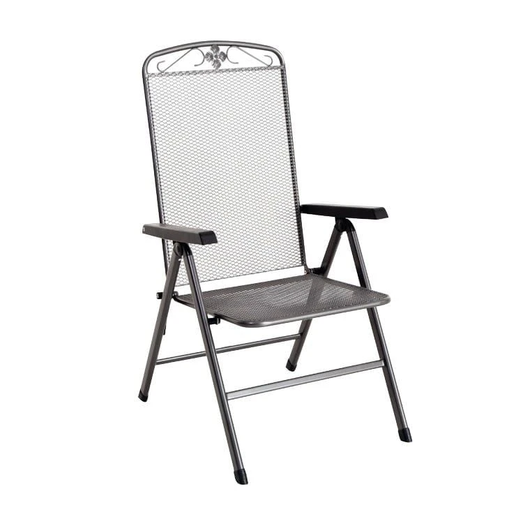 MWH Savoy Klappsessel Streckmetall Eisengrau