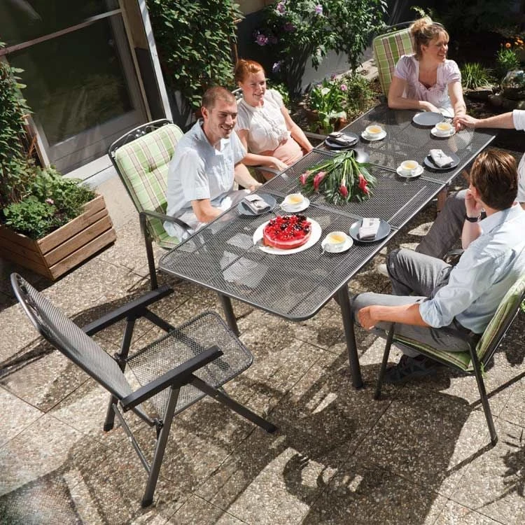 MWH Savoy Klappsessel Streckmetall Eisengrau – Bild 2