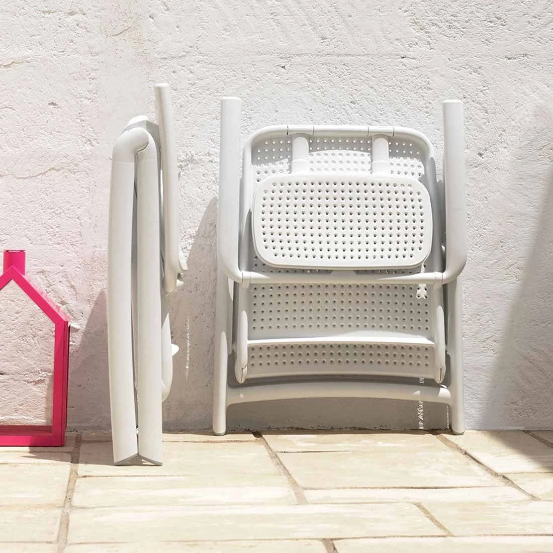 Nardi Acquamarina Klappsessel Kunststoff Weiß – Bild 4