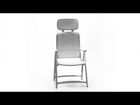 Nardi Acquamarina Klappsessel Kunststoff Weiß