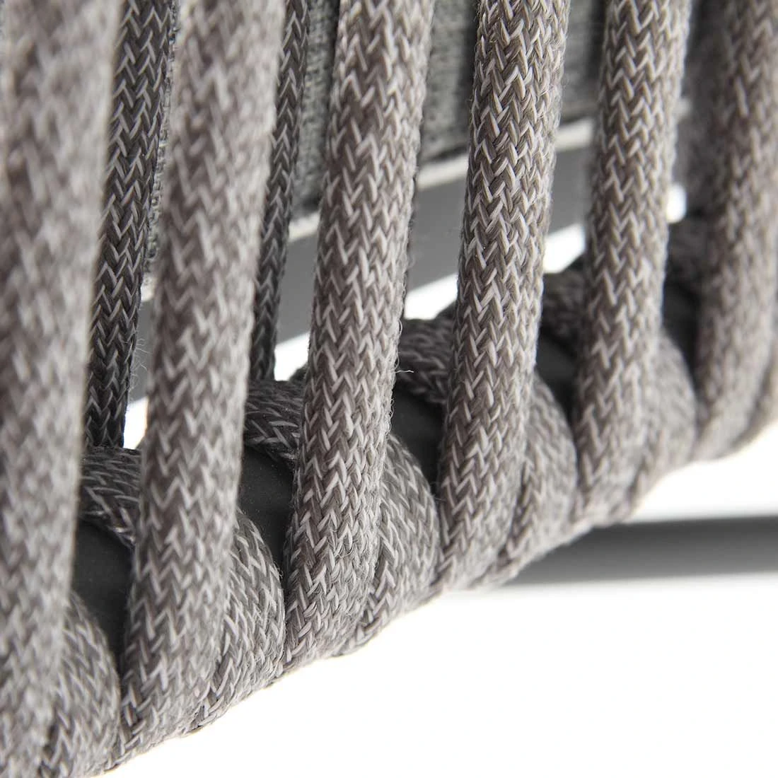 Acamp Manhattan Gartensessel Aluminium/Rope/Polster Anthrazit/Silbergrau – Bild 4