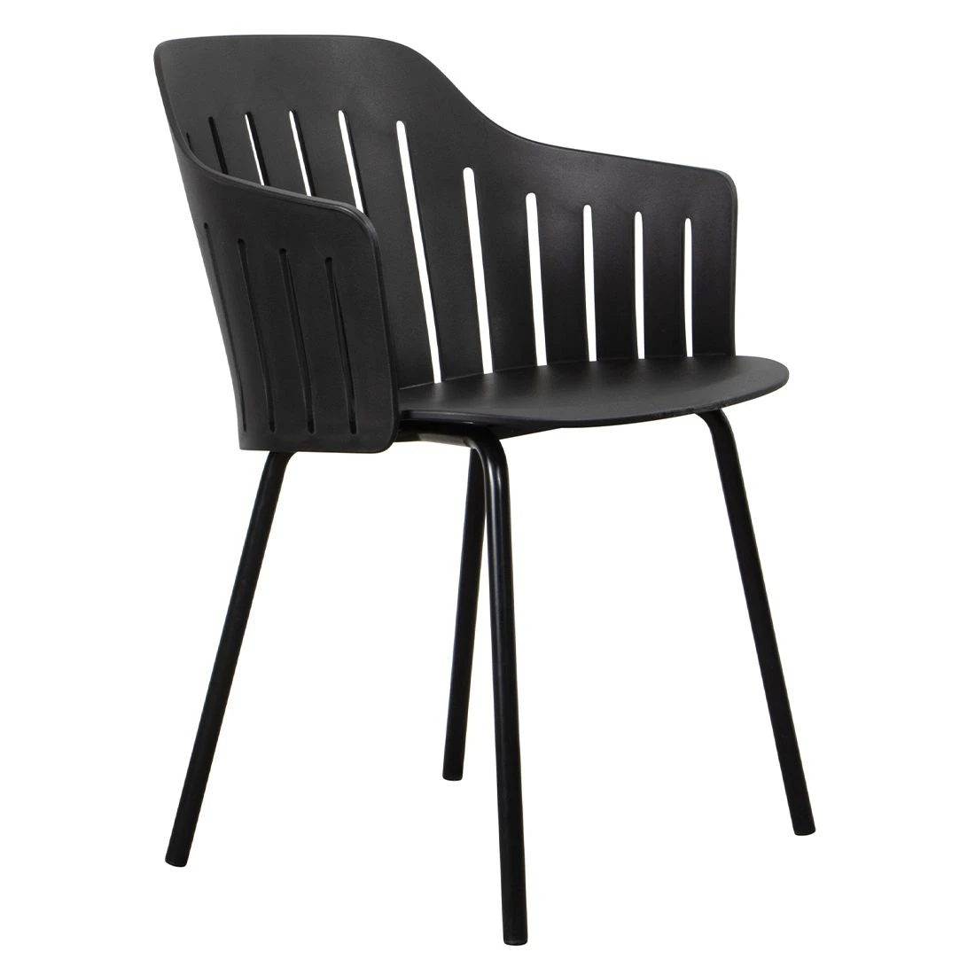 Cane-Line Choice Gartenstuhl Stahl/Polypropylen Black