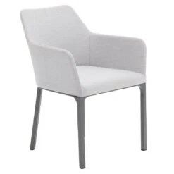 Interliving 7003 Diningstuhl Aluminium/Acryl Anthrazit/Grau