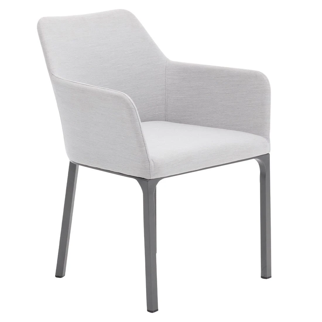 Interliving 7003 Diningstuhl Aluminium/Acryl Anthrazit/Grau