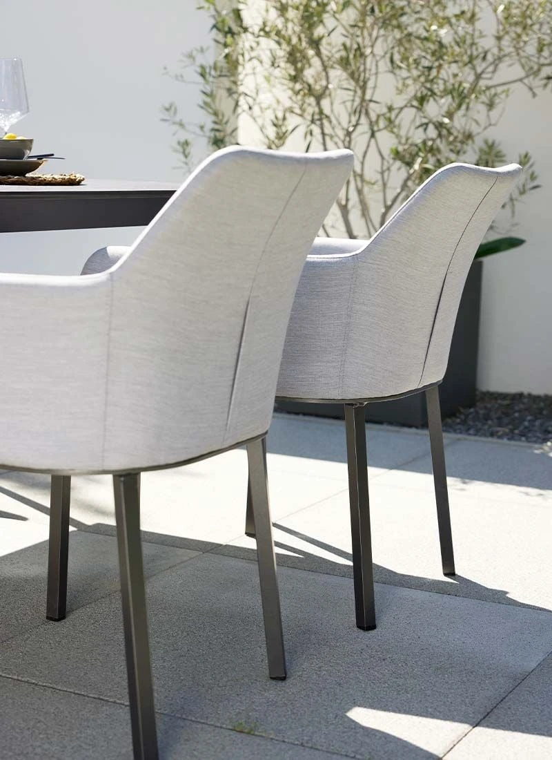 Interliving 7003 Diningstuhl Aluminium/Acryl Anthrazit/Grau – Bild 4