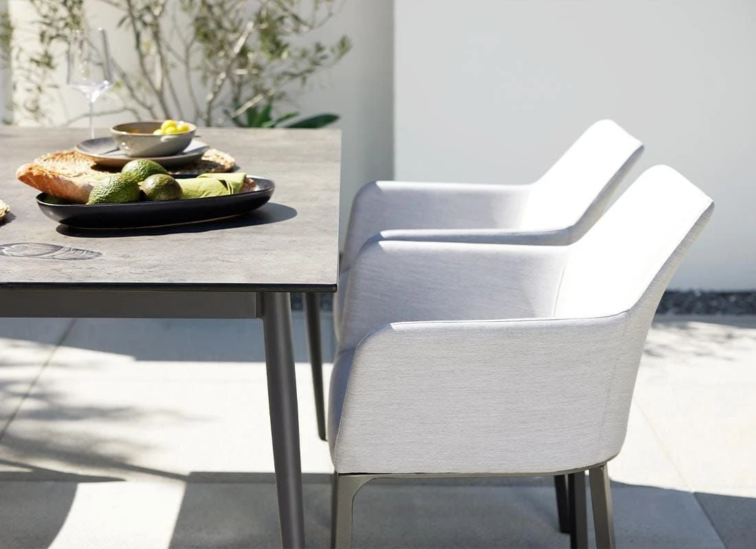 Interliving 7003 Diningstuhl Aluminium/Acryl Anthrazit/Grau – Bild 6