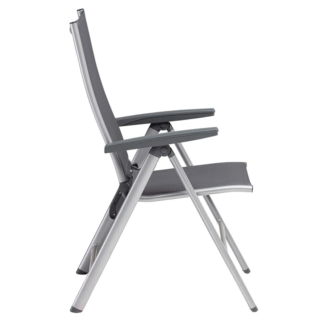 Kettler Cirrus Silver Line Klappsessel Aluminium/Outdoorgewebe Silber/Anthrazitgrau – Bild 4