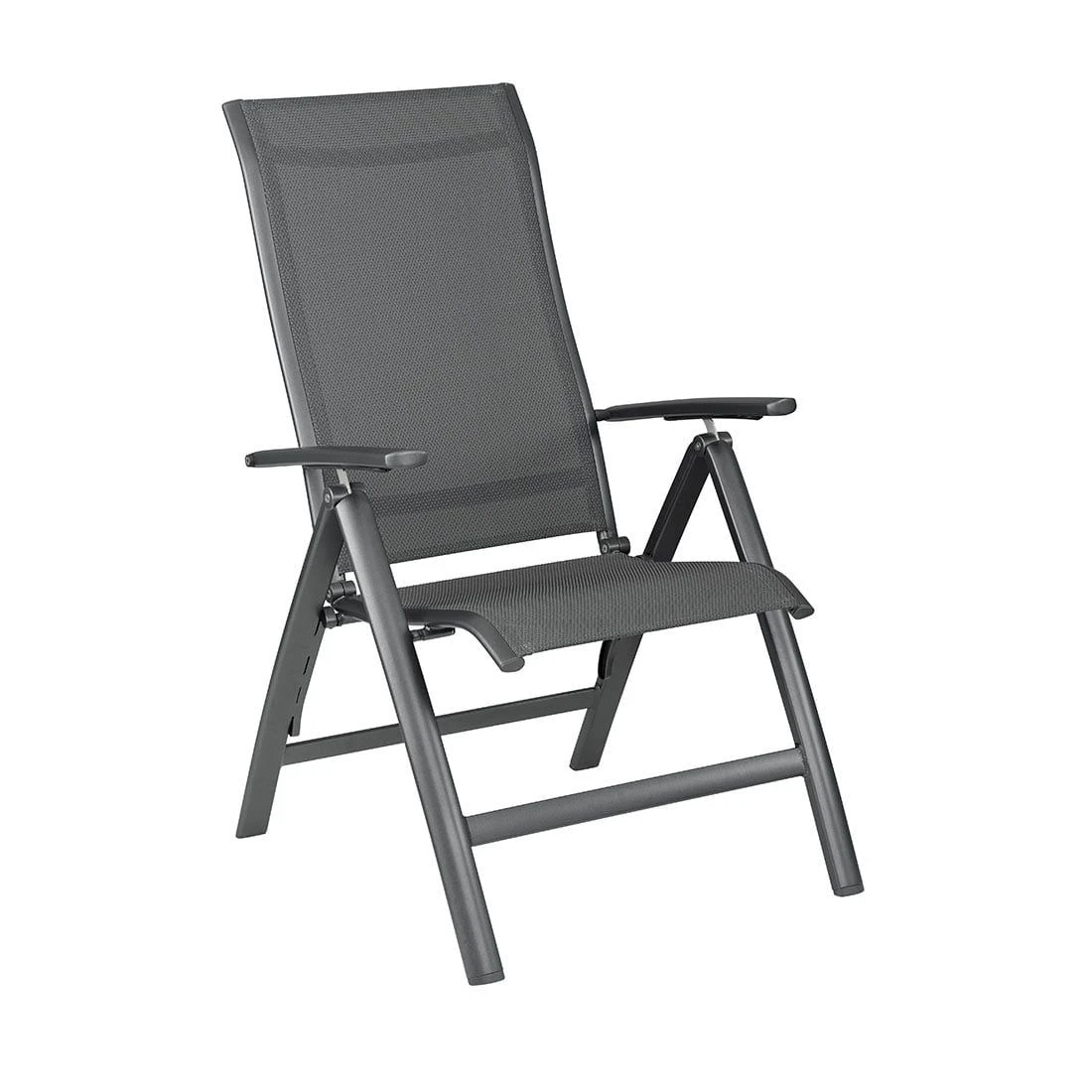 Kettler Legato Curve Klappsessel Aluminium/Textilene Anthrazit – Bild 3