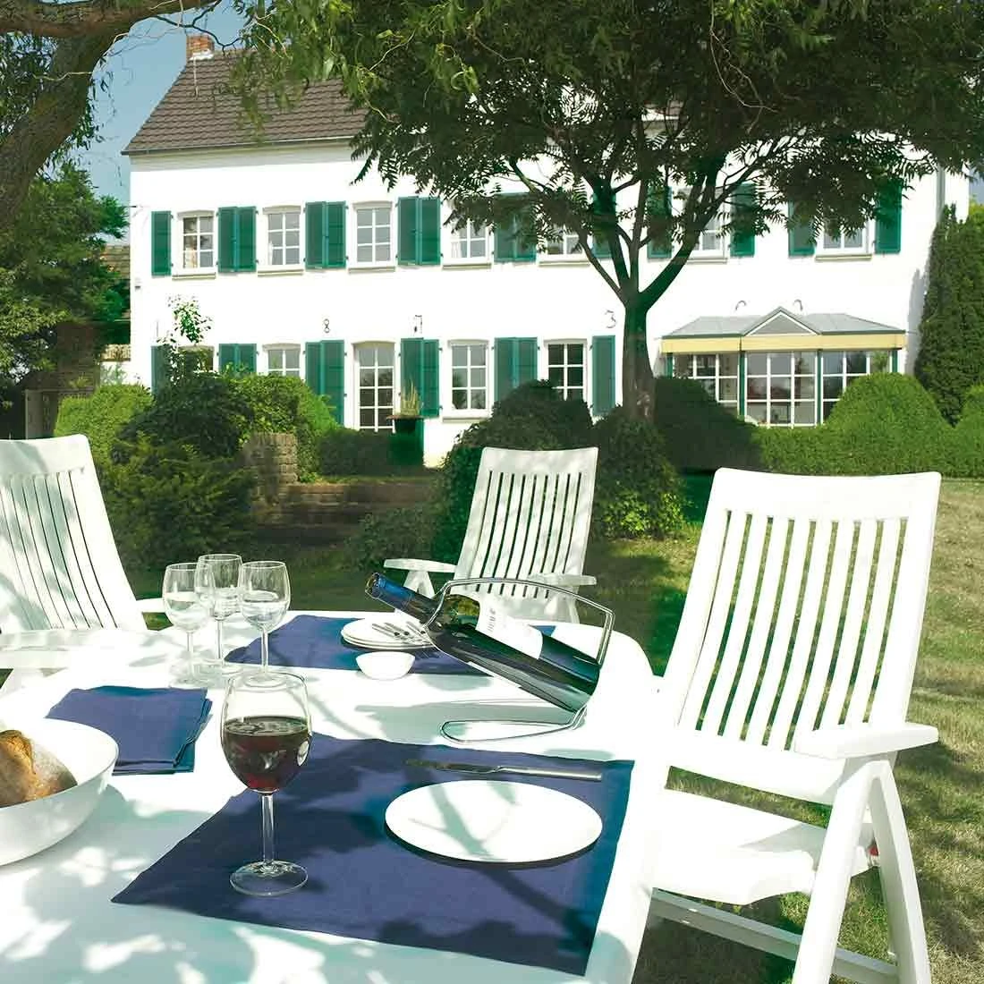 Kettler Roma Klappsessel Kunststoff Weiß – Bild 3