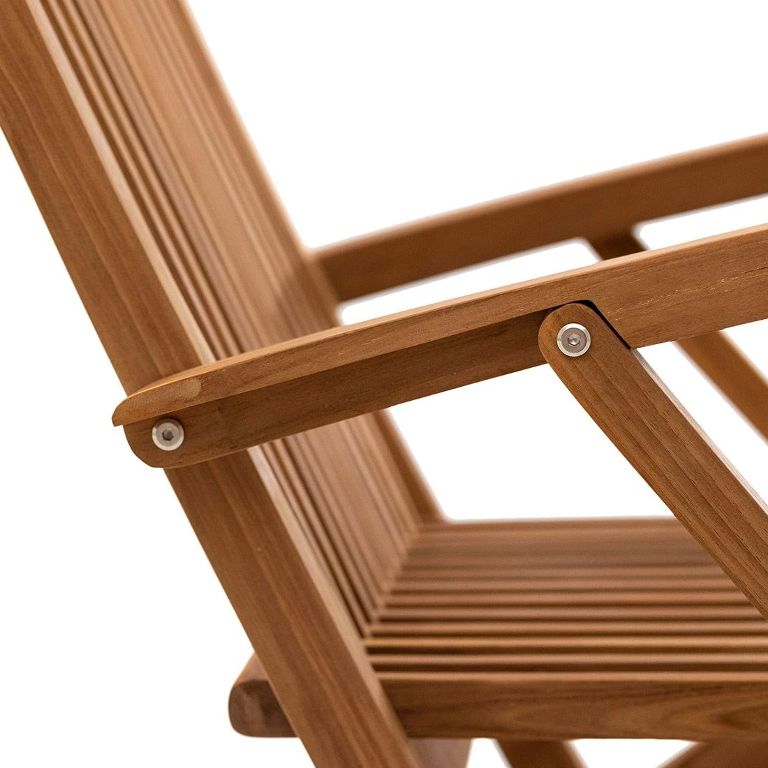 LC Garden Riva Klappstuhl Mit Armlehnen Teak Natur – Bild 5