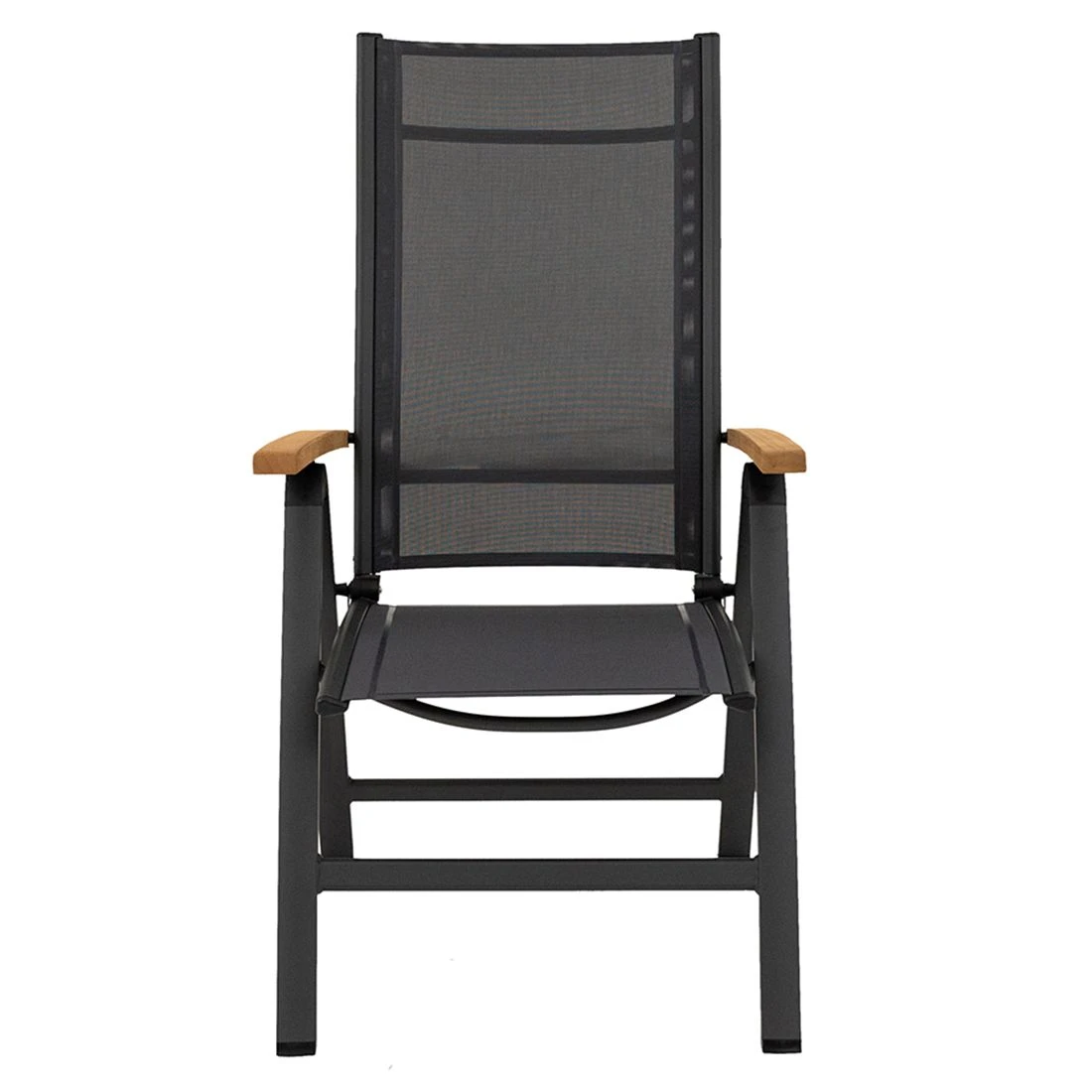 LC Garden Unicamo Klappsessel Aluminium/Textilene Anthrazit/Natur – Bild 2