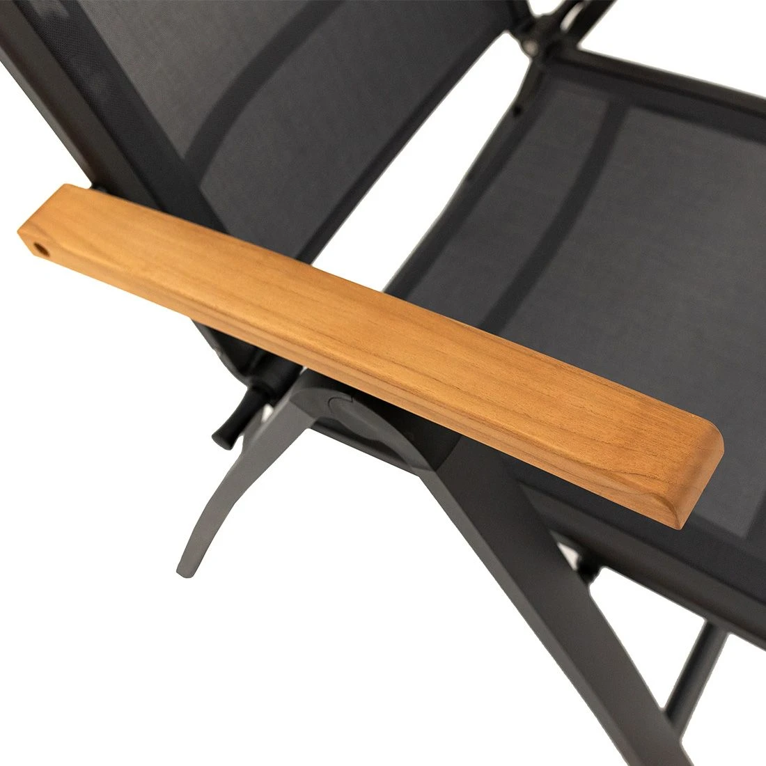 LC Garden Unicamo Klappsessel Aluminium/Textilene Anthrazit/Natur – Bild 7