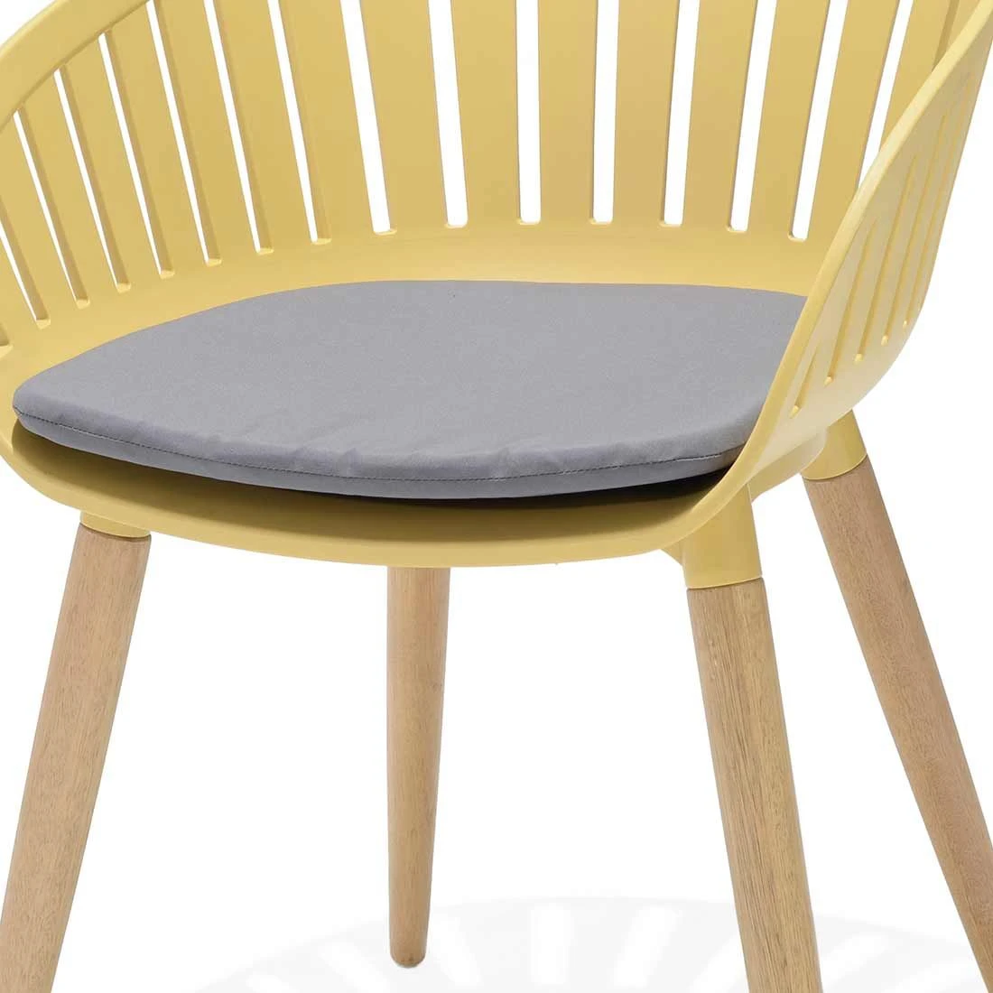 LifestyleGarden Nassau Gartensessel Eukalyptus/Kunststoff Inkl. Sitzkissen Teaklook/Honig – Bild 4