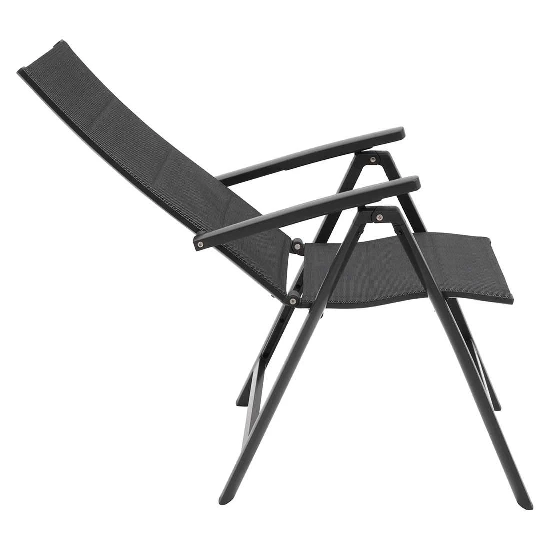 OUTLIV. Falun Klappsessel Aluminium/Textilene Anthrazit – Bild 6