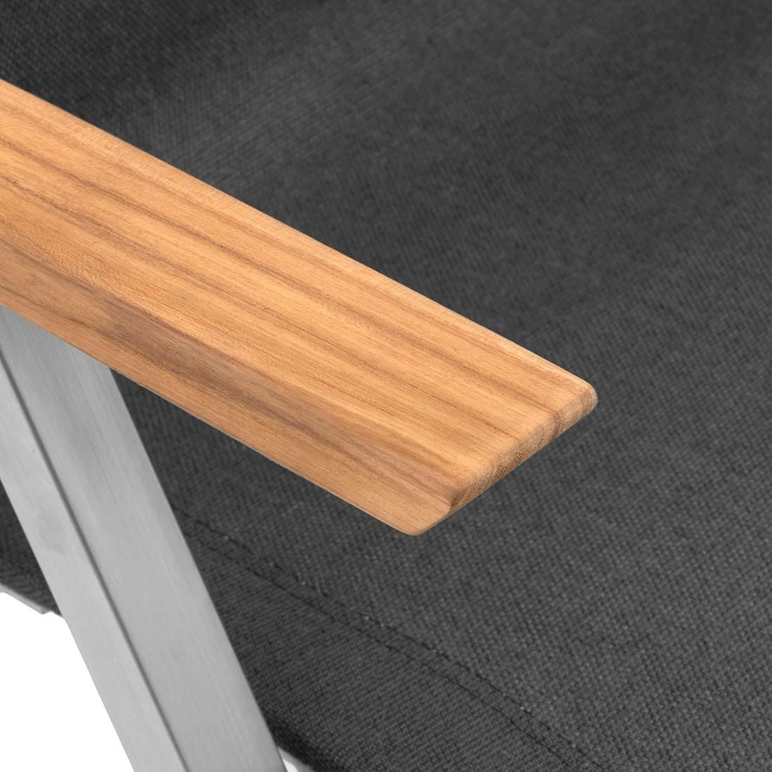 OUTLIV. Kreta Klappsessel Edelstahl/Textilene Silber/Coal – Bild 7