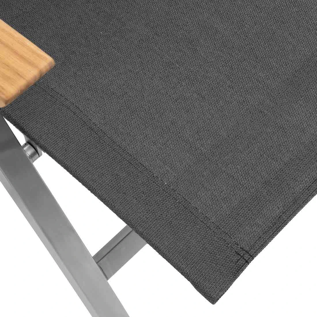 OUTLIV. Kreta Klappsessel Edelstahl/Textilene Silber/Coal – Bild 8