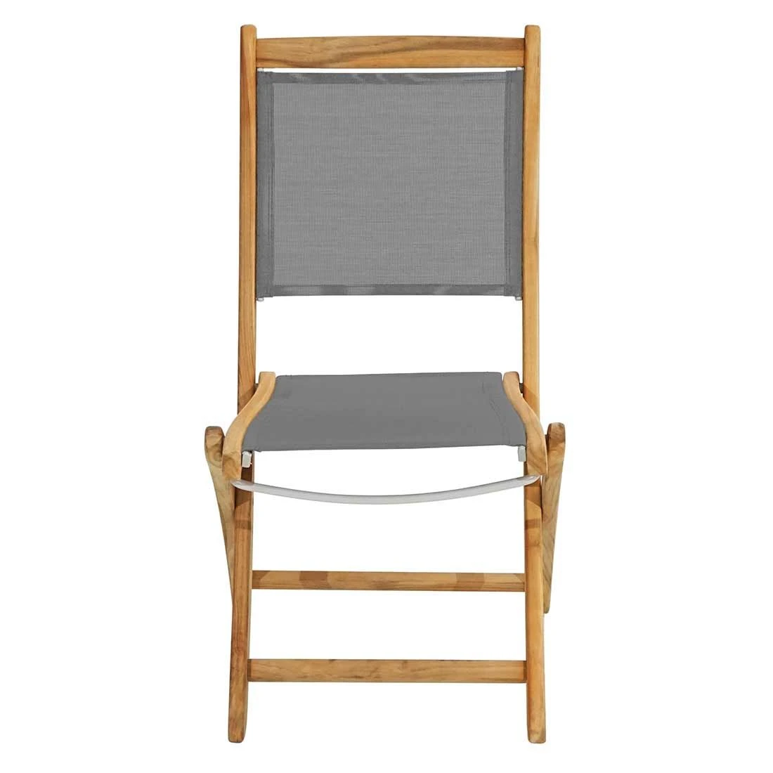 Ploß Manila Klappstuhl Akazie/Textilene Natur – Bild 2