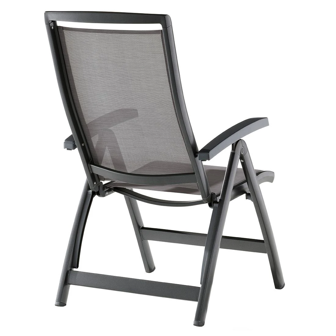 Sieger Royal Klappsessel Aluminium/Textilux® Eisengrau/Hellgrau – Bild 3