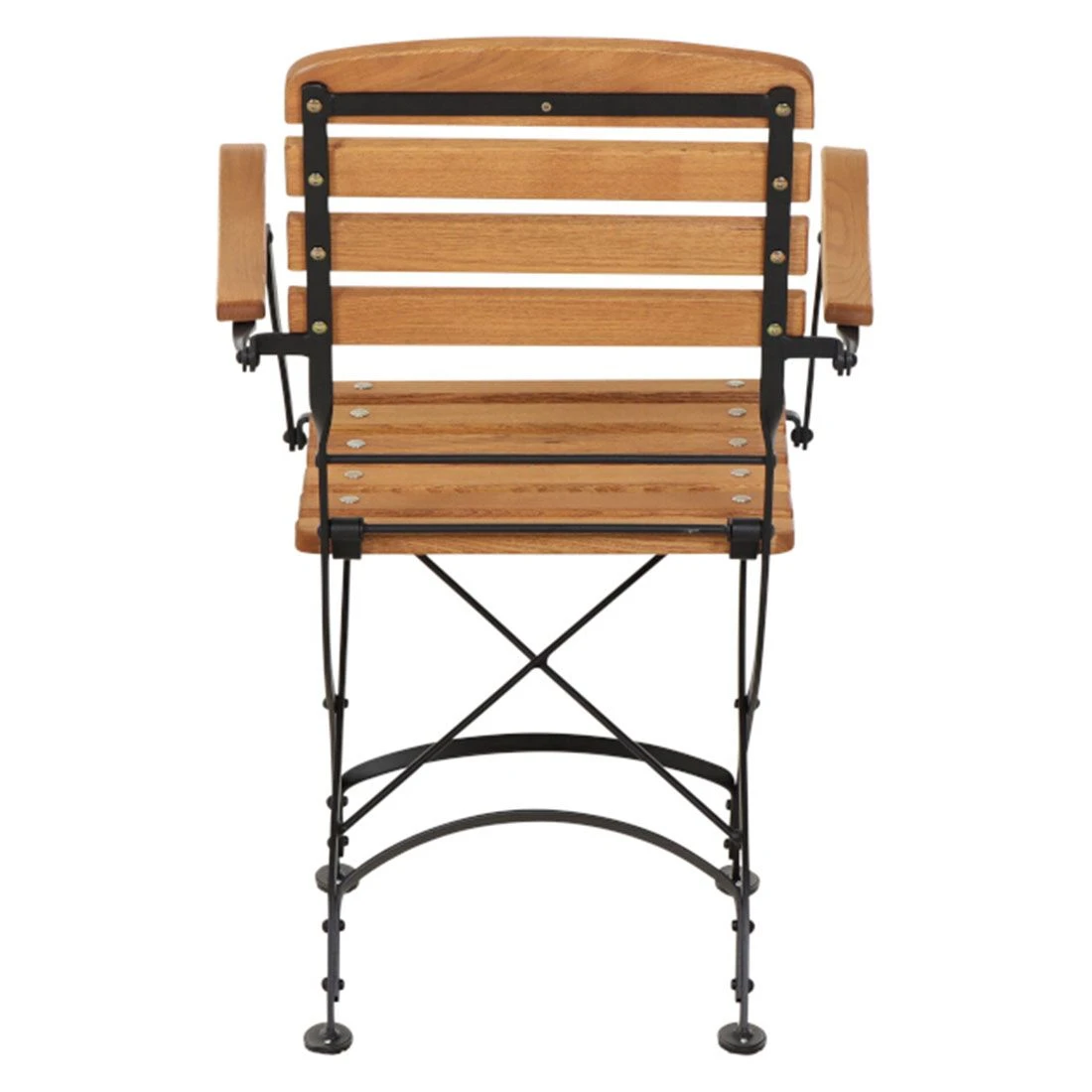 Siena Garden Peru III Klappsessel Stahl/Robinie Schwarz/Natur – Bild 4