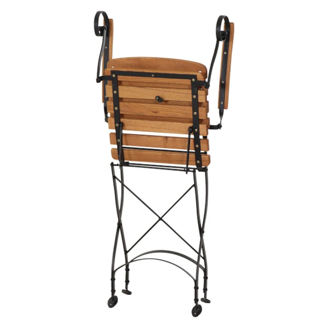 Siena Garden Peru III Klappsessel Stahl/Robinie Schwarz/Natur – Bild 5